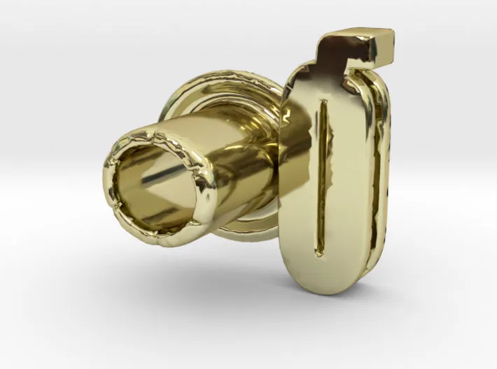 (Q) Round 3D Eyelet 3/16 Inch Left Hole