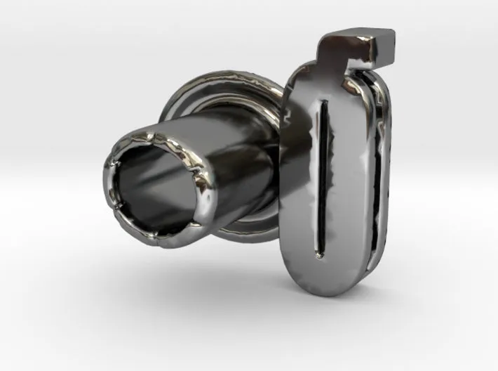 (Q) Round 3D Eyelet 3/16 Inch Left Hole