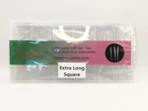 Queen - Full Cover Tips - Extra Long Square 240pc