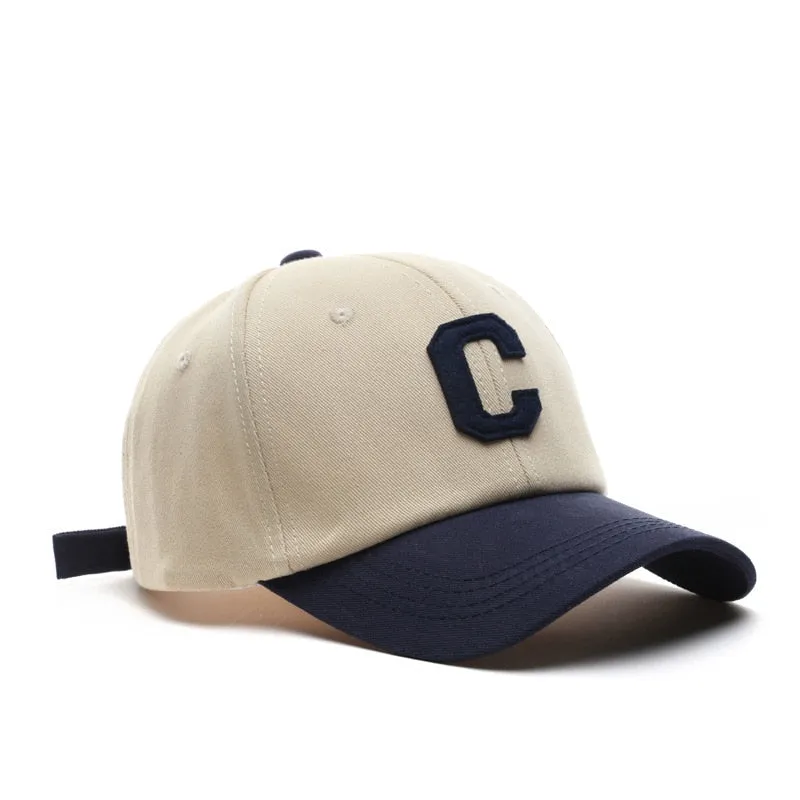 "C" Casquette Baseball Sapback Trucker Beige - URB1™