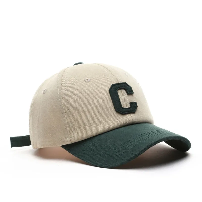 "C" Casquette Baseball Sapback Trucker Beige - URB1™
