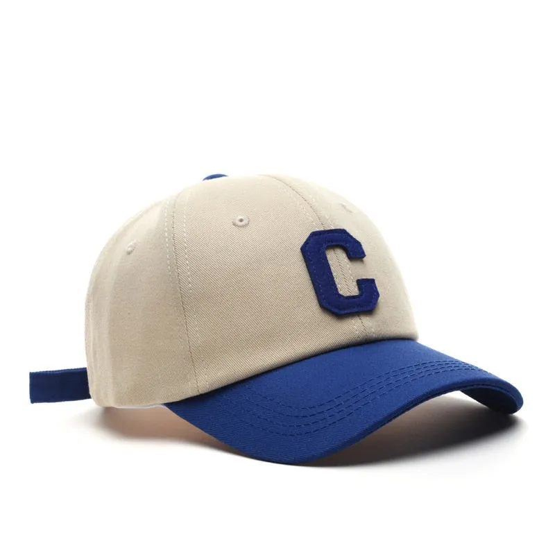 "C" Casquette Baseball Sapback Trucker Beige - URB1™