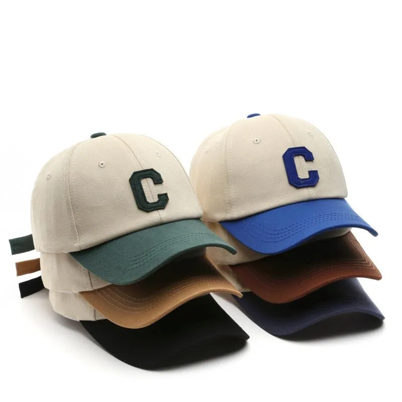 "C" Casquette Baseball Sapback Trucker Beige - URB1™