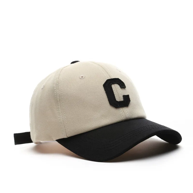 "C" Casquette Baseball Sapback Trucker Beige - URB1™