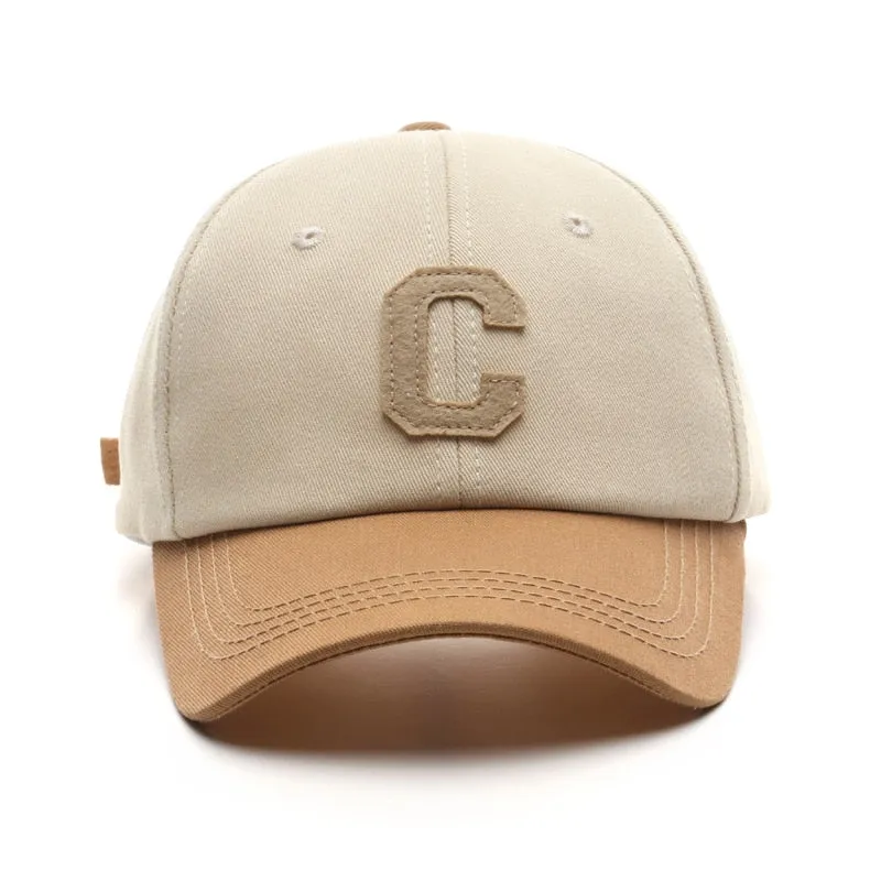 "C" Casquette Baseball Sapback Trucker Beige - URB1™