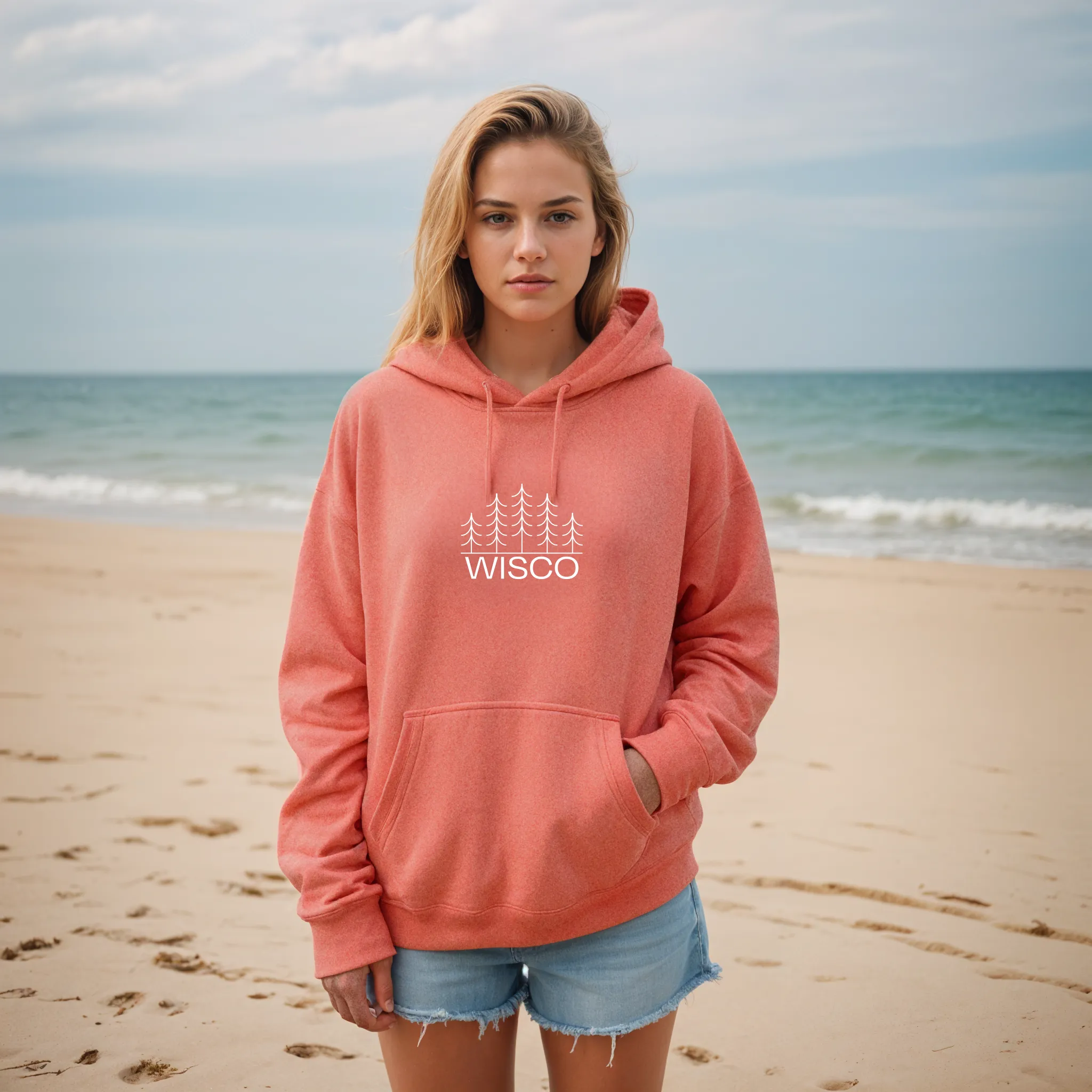"Wisco" Relaxed Fit Classic Unisex Hoodie