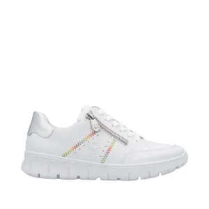 Rieker - N1313-80 - Weiss/Silber - Shoes