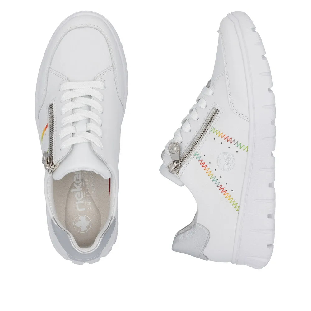 Rieker - N1313-80 - Weiss/Silber - Shoes