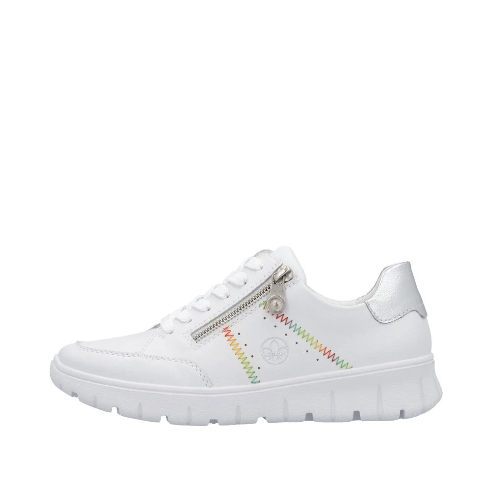 Rieker - N1313-80 - Weiss/Silber - Shoes