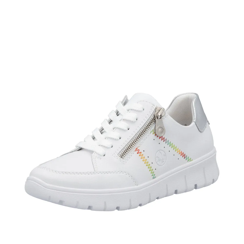 Rieker - N1313-80 - Weiss/Silber - Shoes