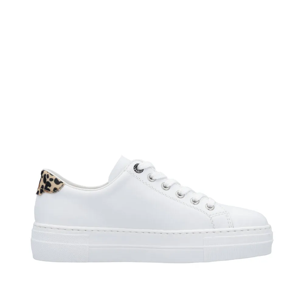 Rieker - N4924-81 - Weiss/ Leo-Natur/Weiss - Shoes