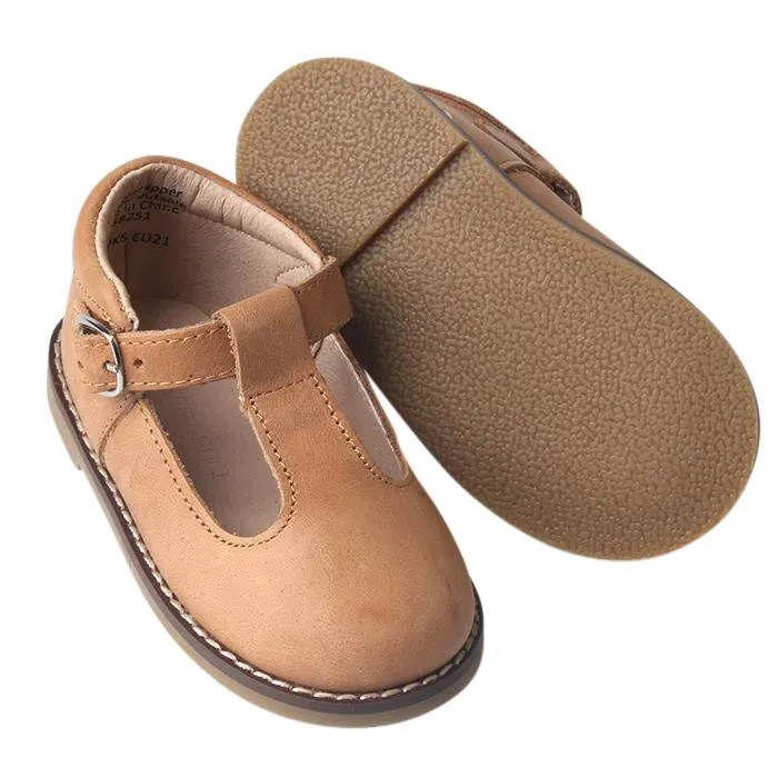 Saddle - Classic T-Bar - US Size 5-11 - Hard Sole