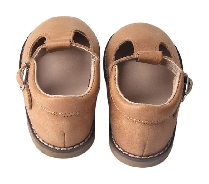 Saddle - Classic T-Bar - US Size 5-11 - Hard Sole