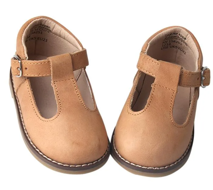 Saddle - Classic T-Bar - US Size 5-11 - Hard Sole