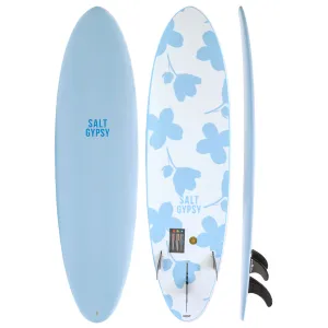 SALT GYPSY MID TIDE 6'8" BABY BLUE EPOXY SOFT 41L FCSII