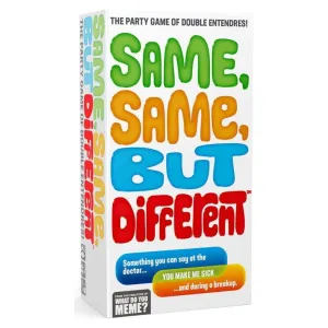Same, Same, But Different
