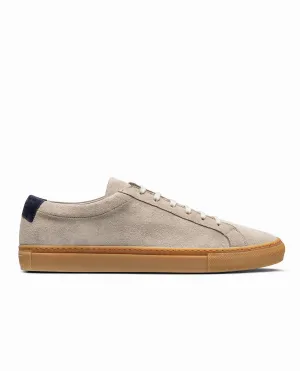 Sand Suede Low-Top Sneakers