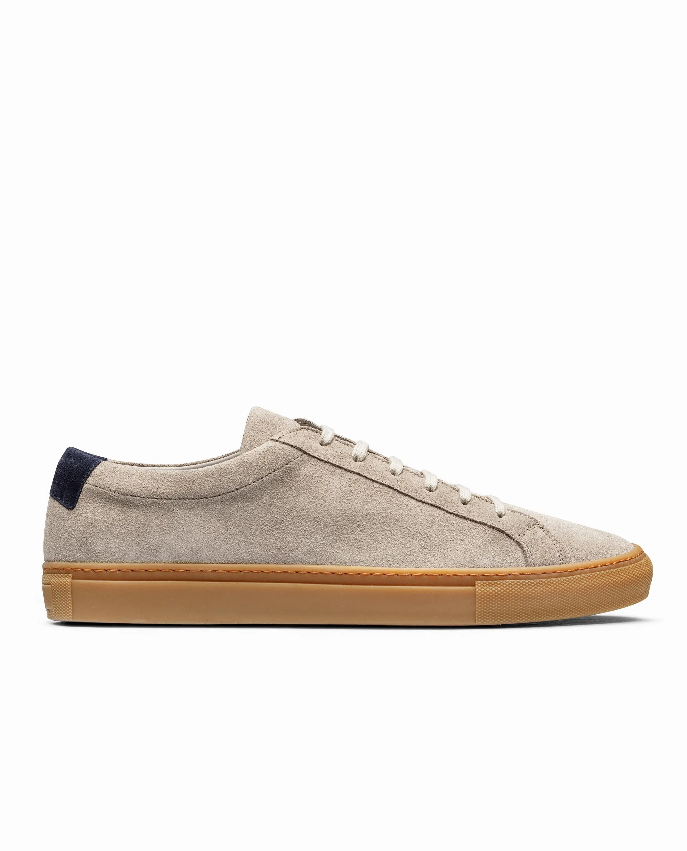 Sand Suede Low-Top Sneakers