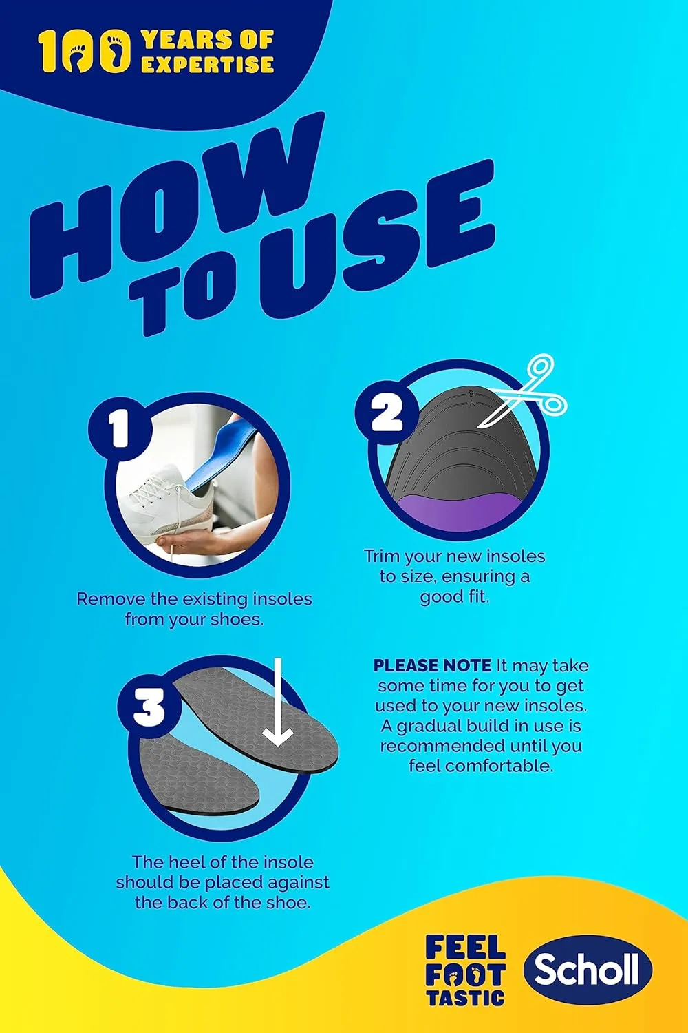 Scholl Plantar Fasciitis Pain Relief Insoles