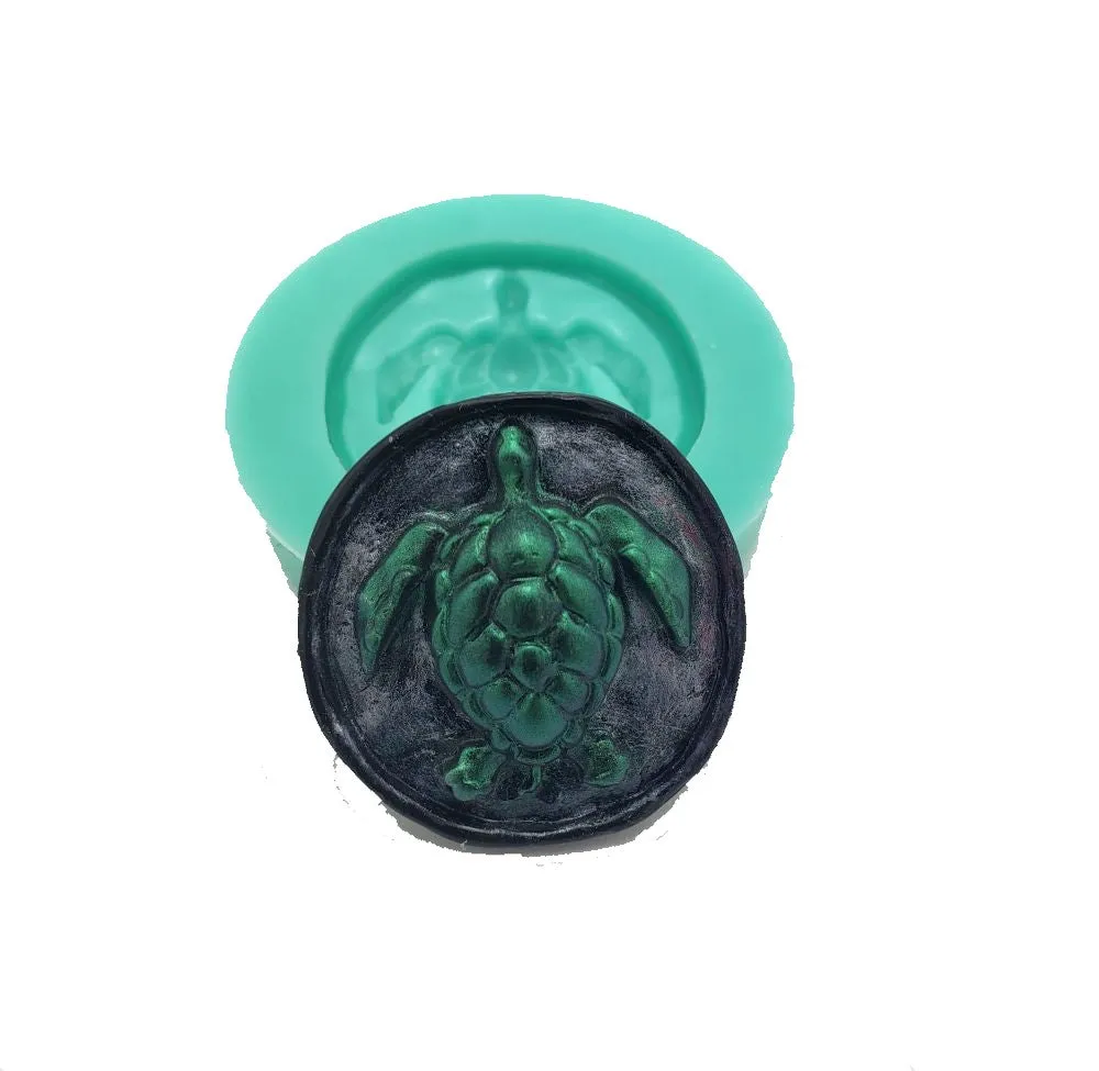 Sea Turtle Silicone Mold for Crafts, Jewelry, Resin, Polymer Clay.