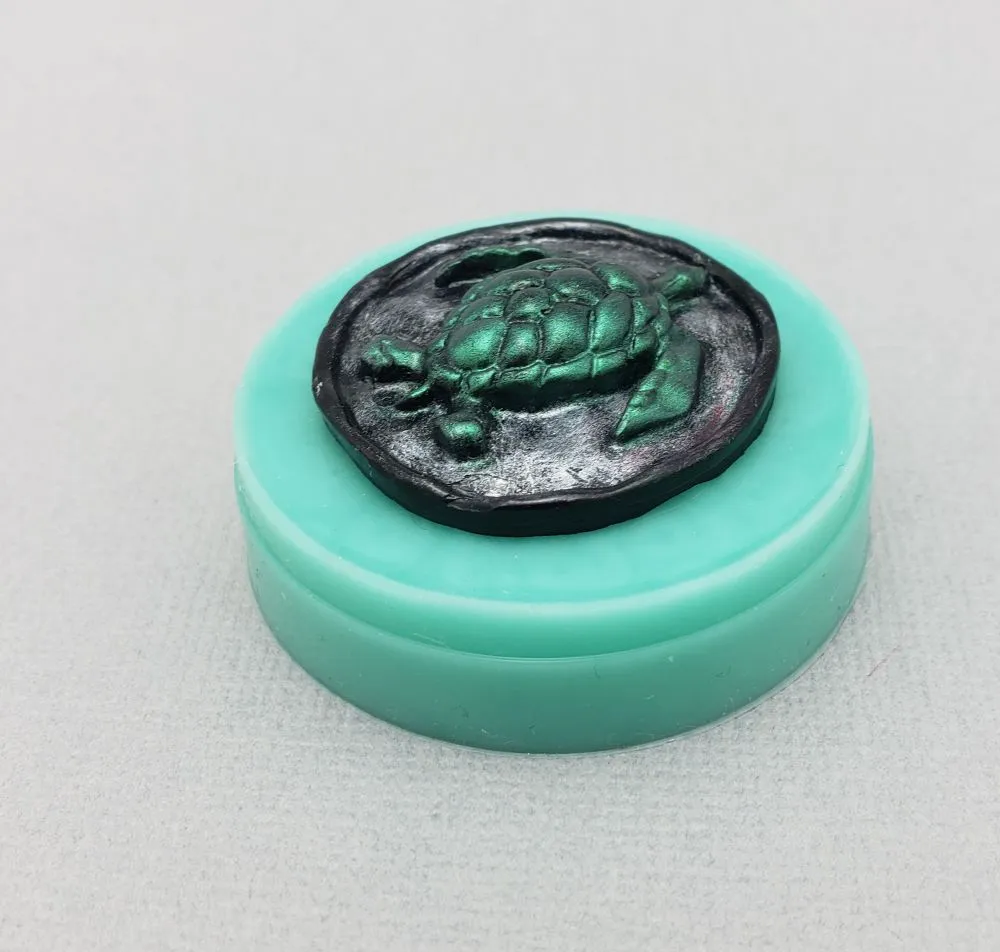 Sea Turtle Silicone Mold for Crafts, Jewelry, Resin, Polymer Clay.