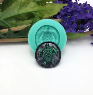 Sea Turtle Silicone Mold for Crafts, Jewelry, Resin, Polymer Clay.