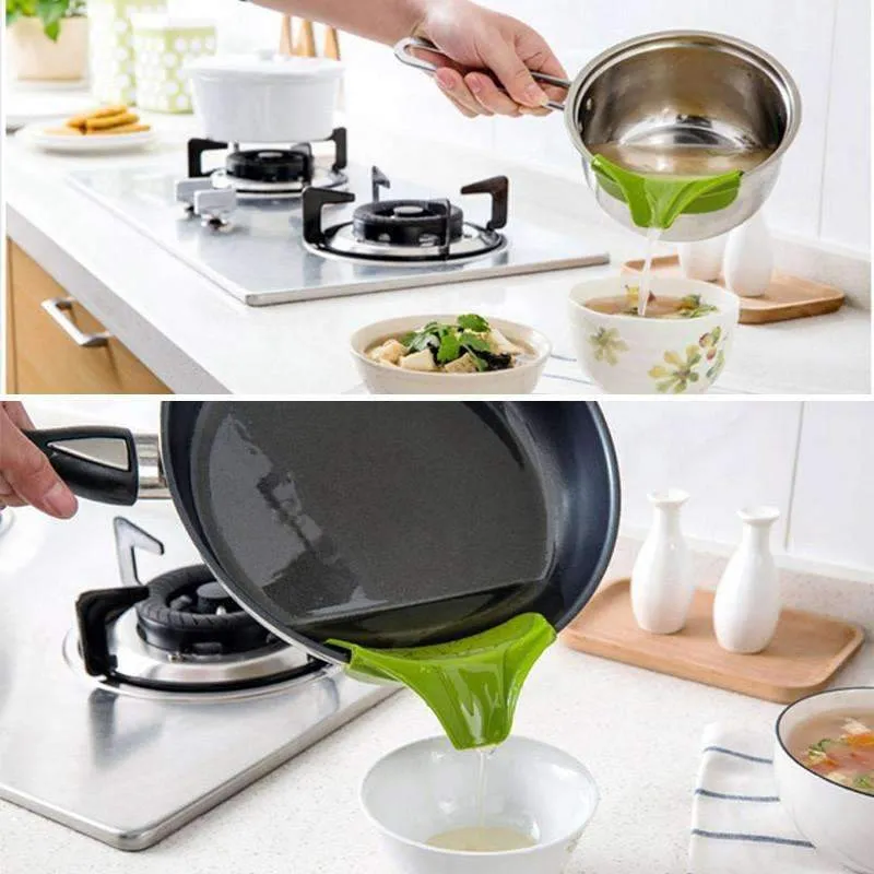 Silicone Slip On Pour Spout For Bowls Pots & Pans