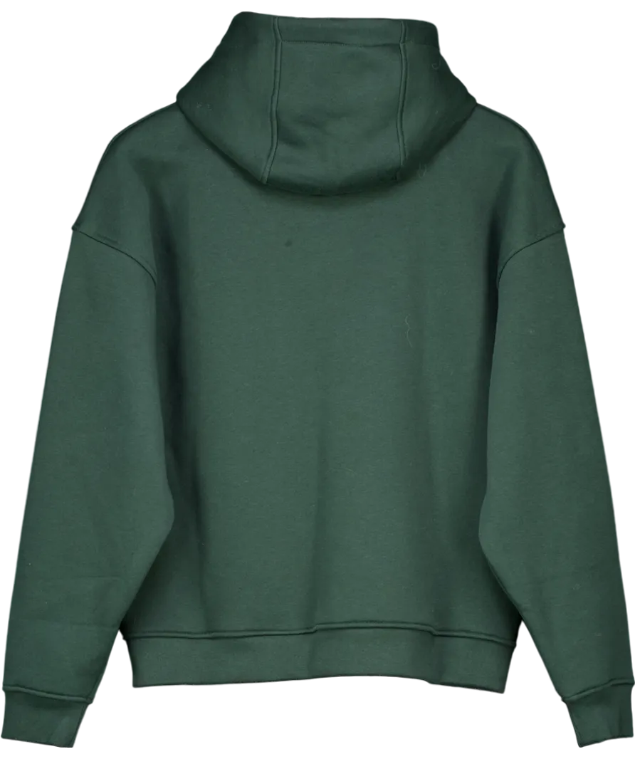 Six Stories Green Relaxed Hoodie UK S