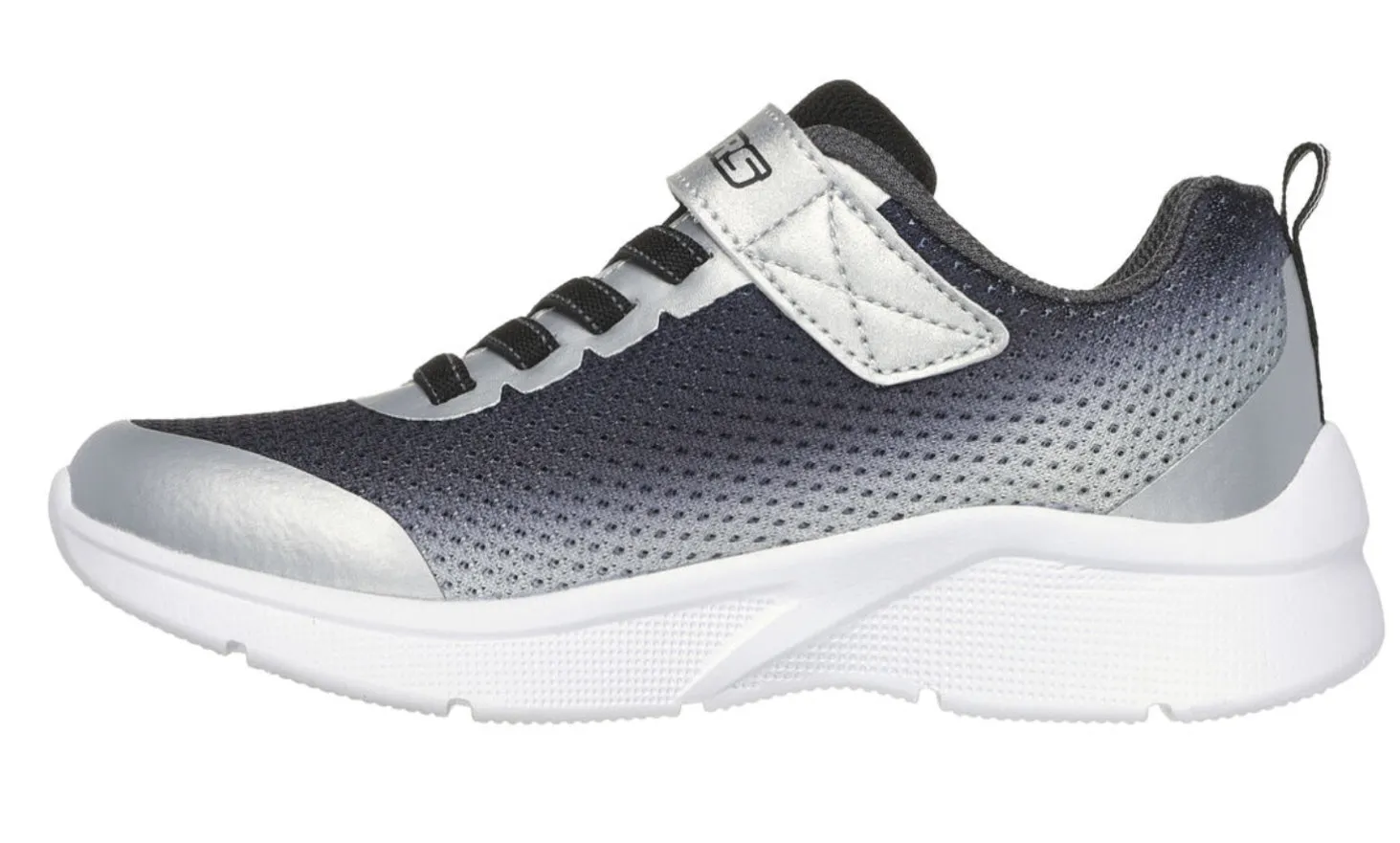 Sketchers Girls “Zorva” Grey Ombré Sneakers: Size 11 to 3