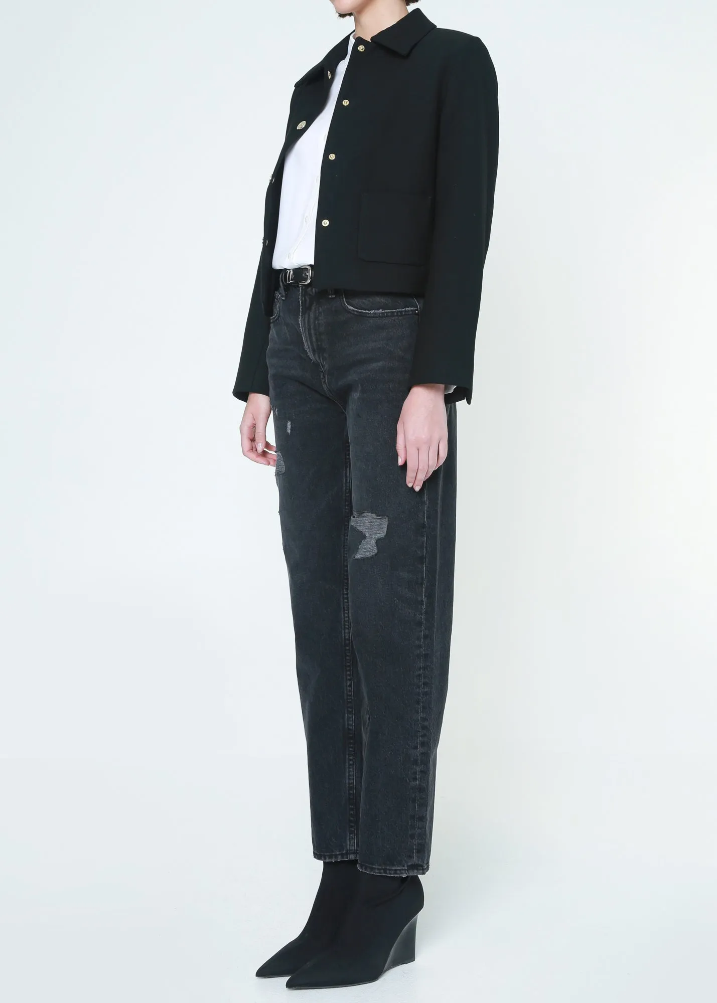 Slacker High Rise Relaxed Straight