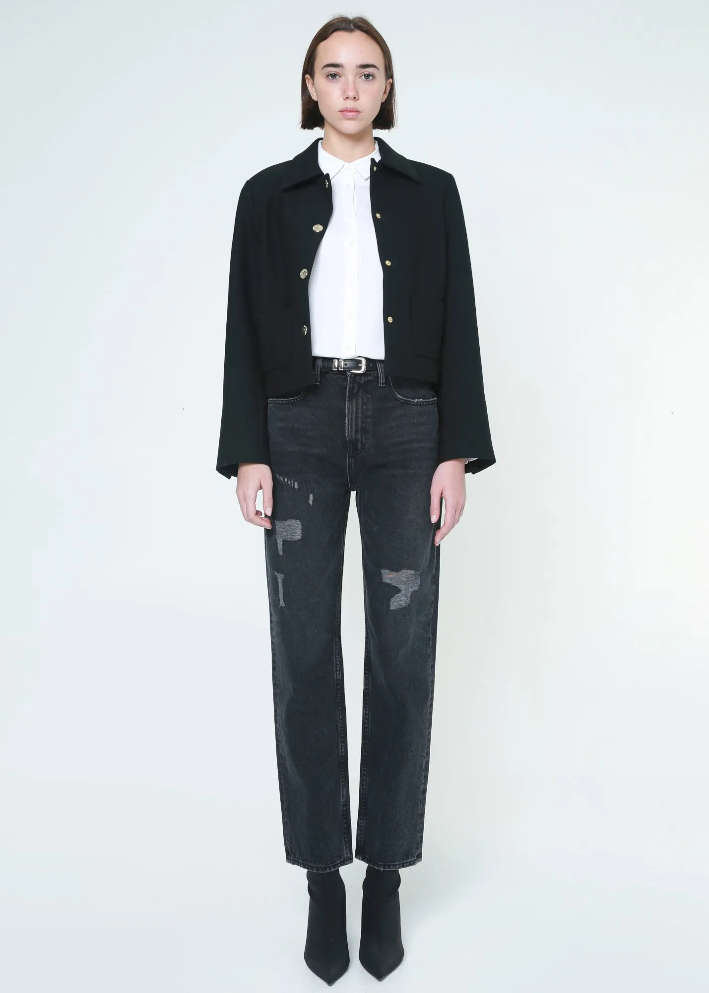 Slacker High Rise Relaxed Straight