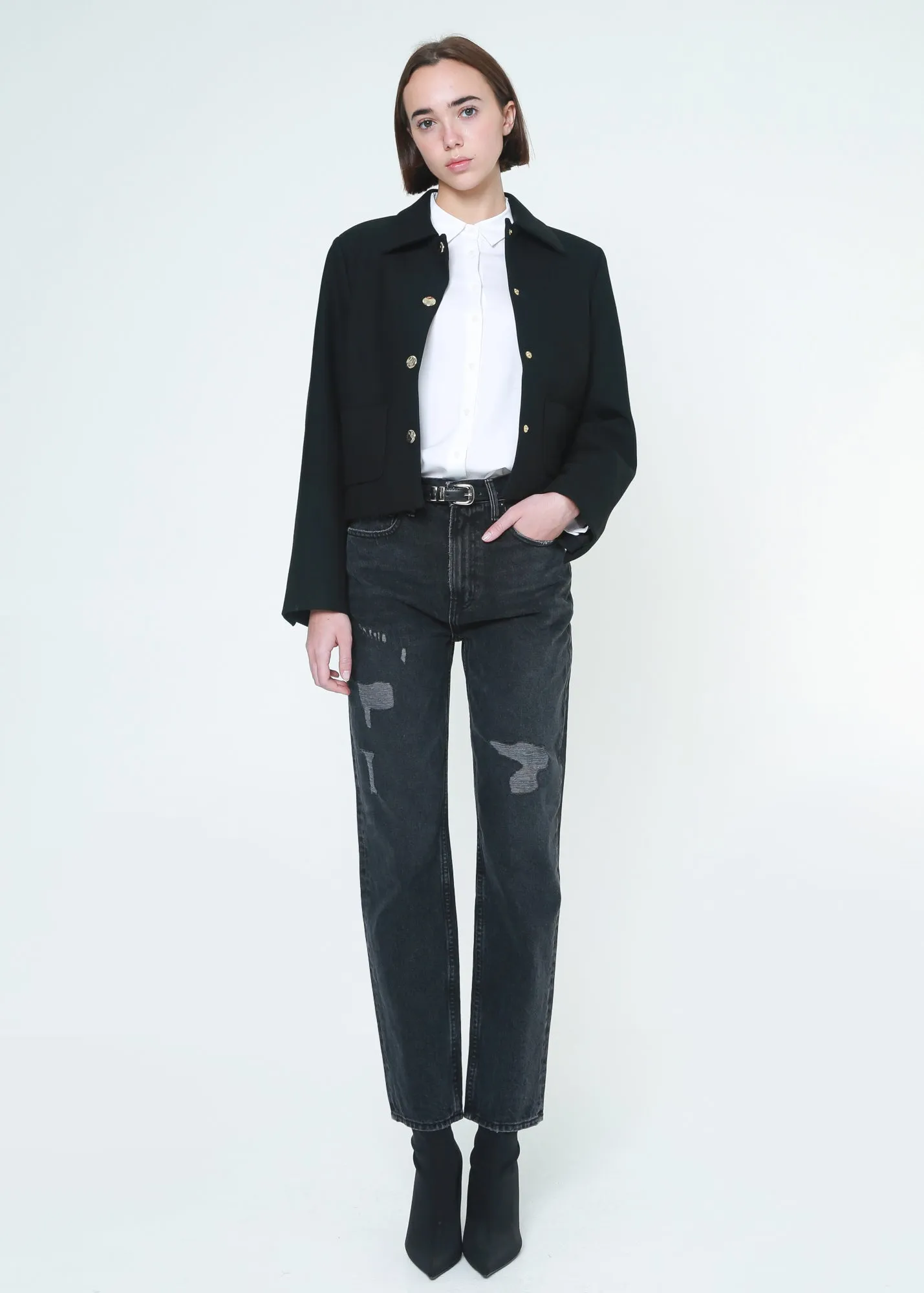 Slacker High Rise Relaxed Straight