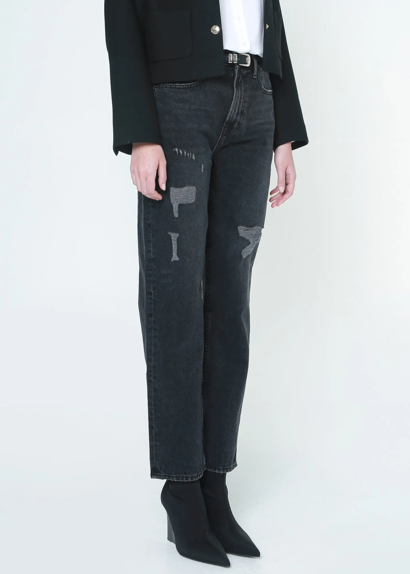 Slacker High Rise Relaxed Straight