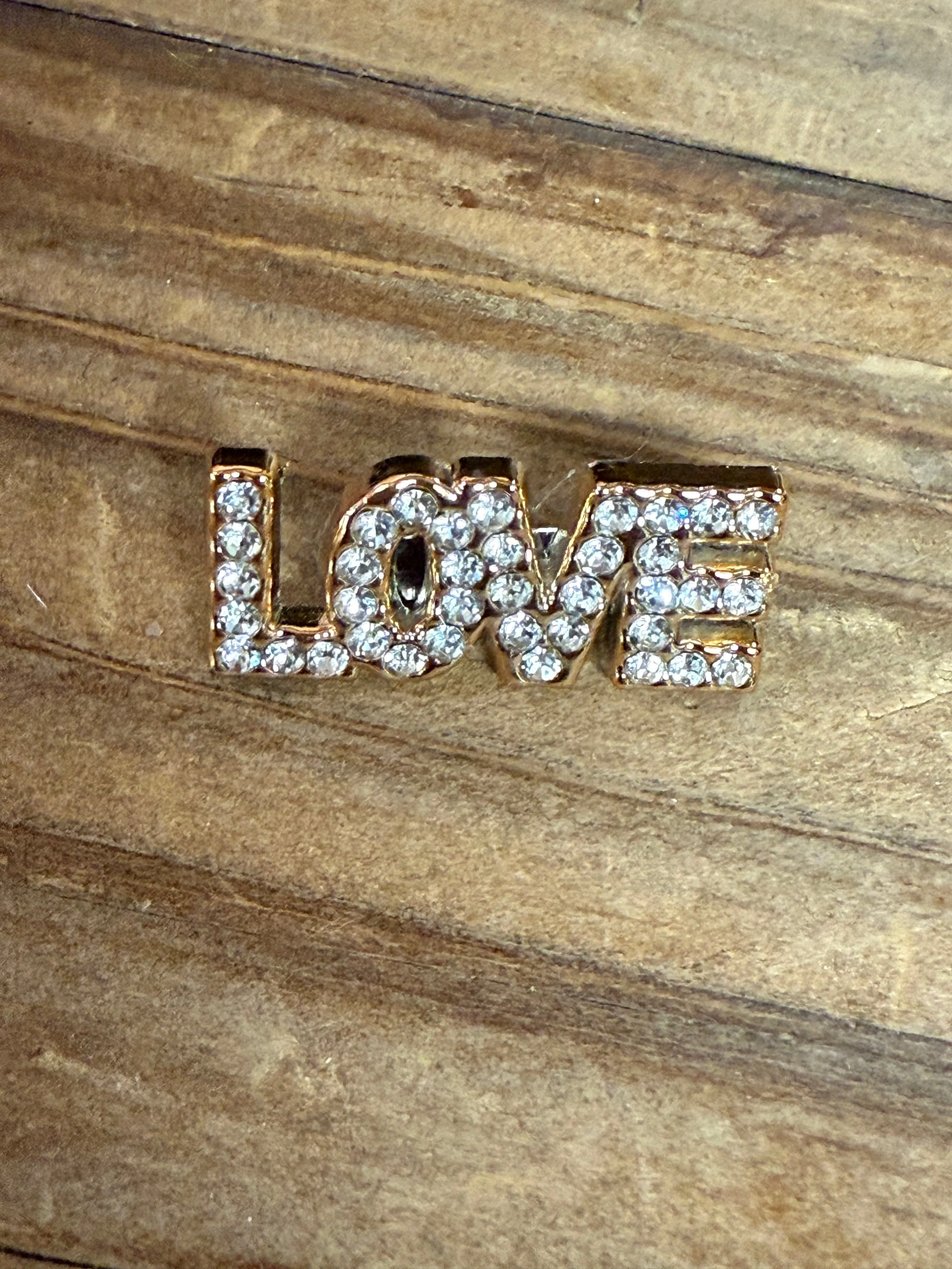 Sneaker Charms - Love & Pink Flowers
