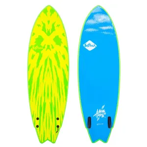 Softtech Mason Twin II 5'6 Surfboard - Lime / Yellow