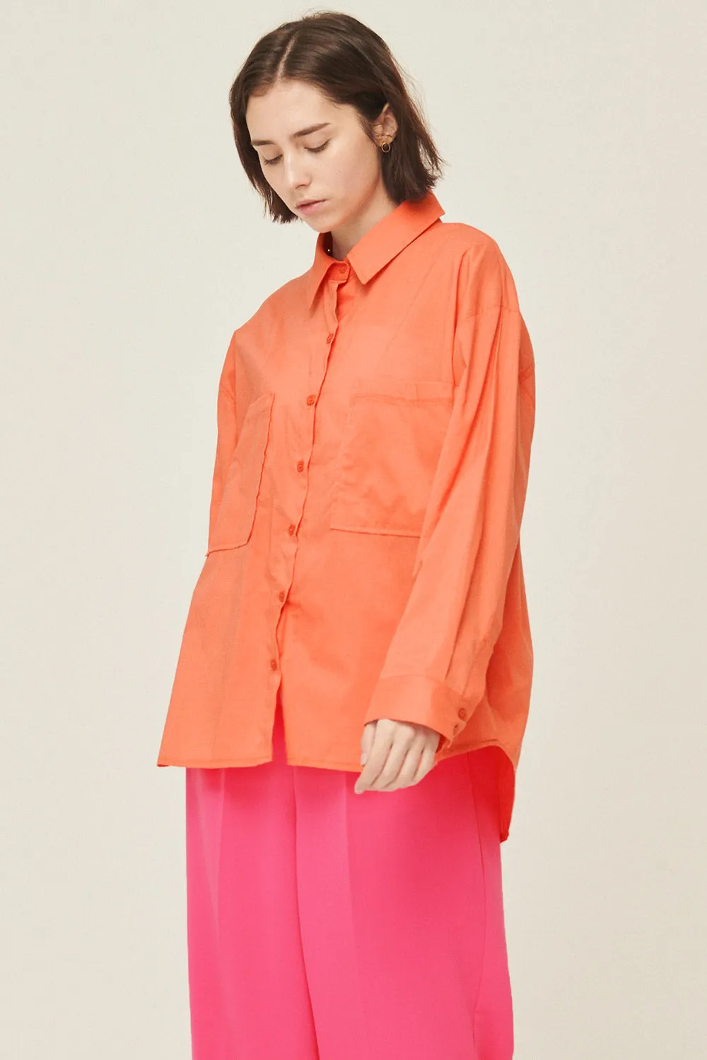 Sophia Relaxed Fit Cotton Shirt