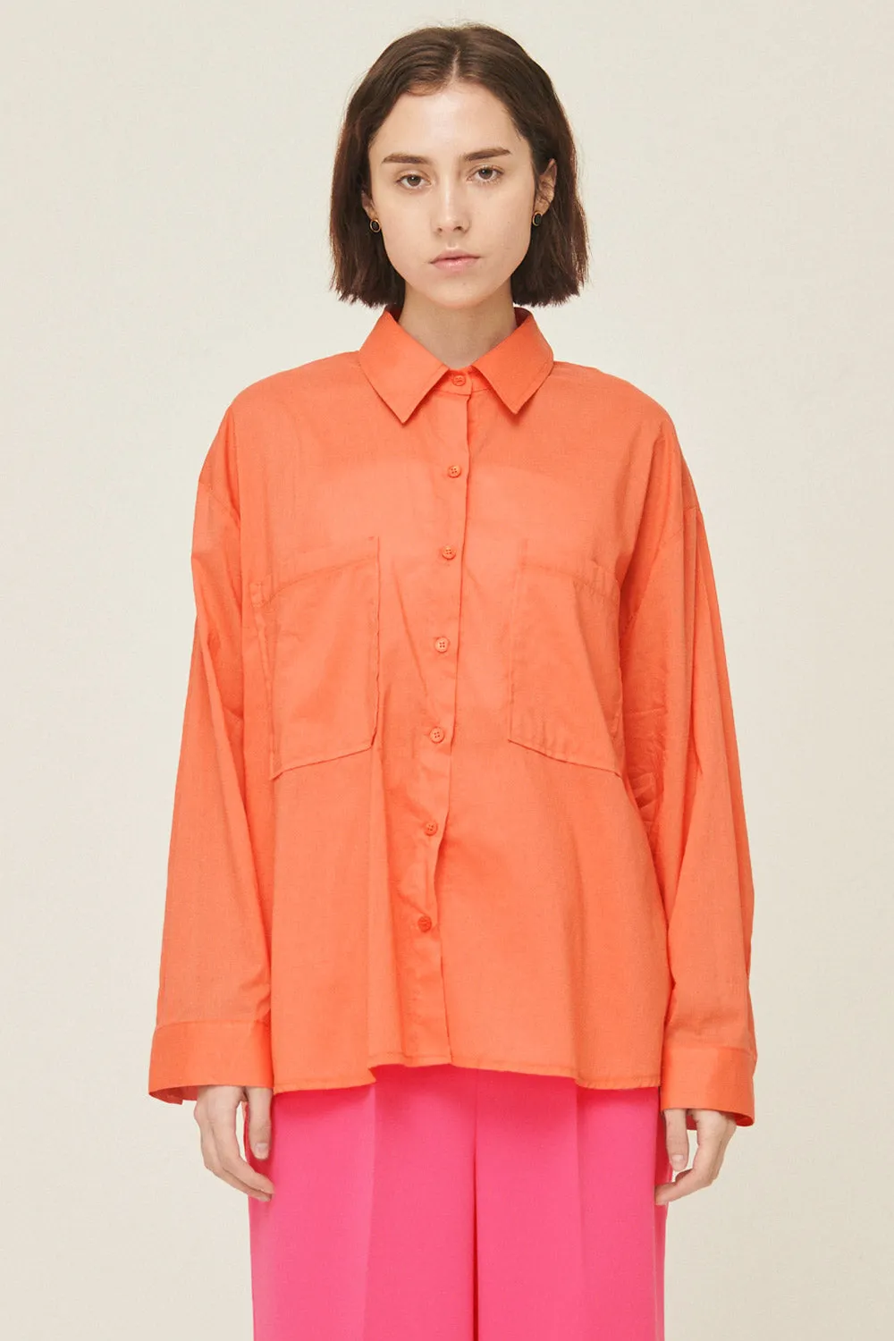 Sophia Relaxed Fit Cotton Shirt