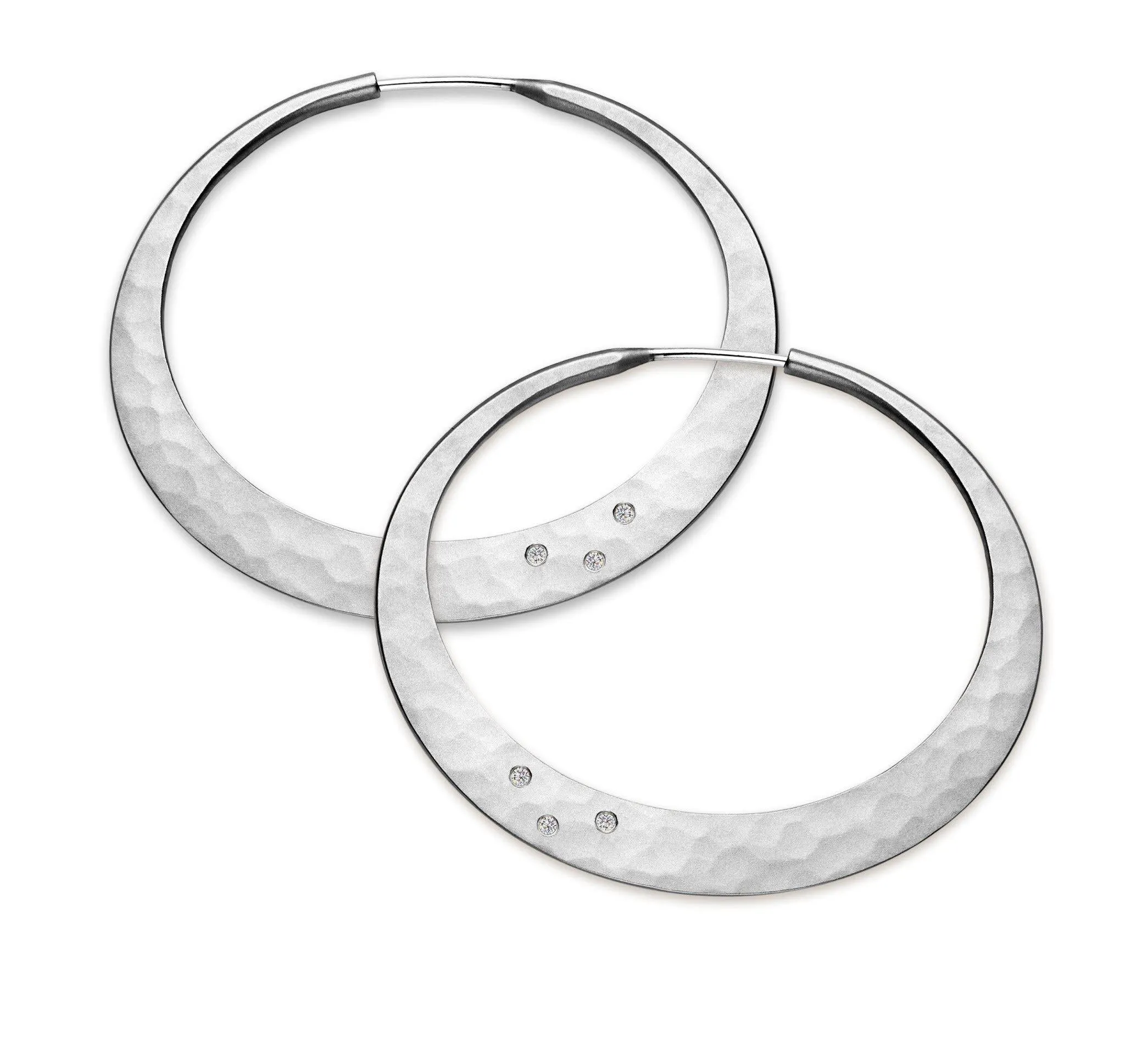 Sterling Silver Twilight Hoop Earrings