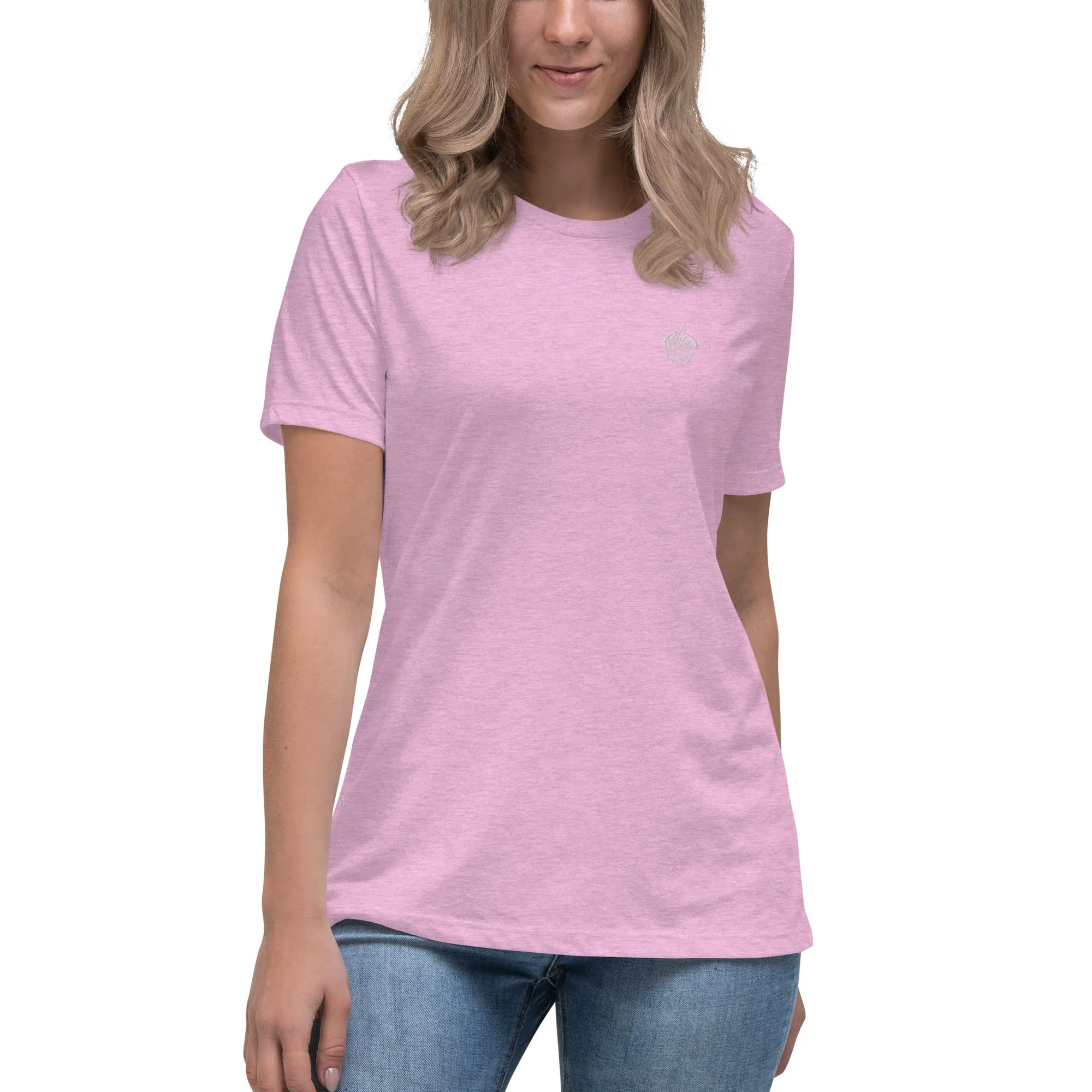Stitched Berry Women's Relaxed T-Shirt