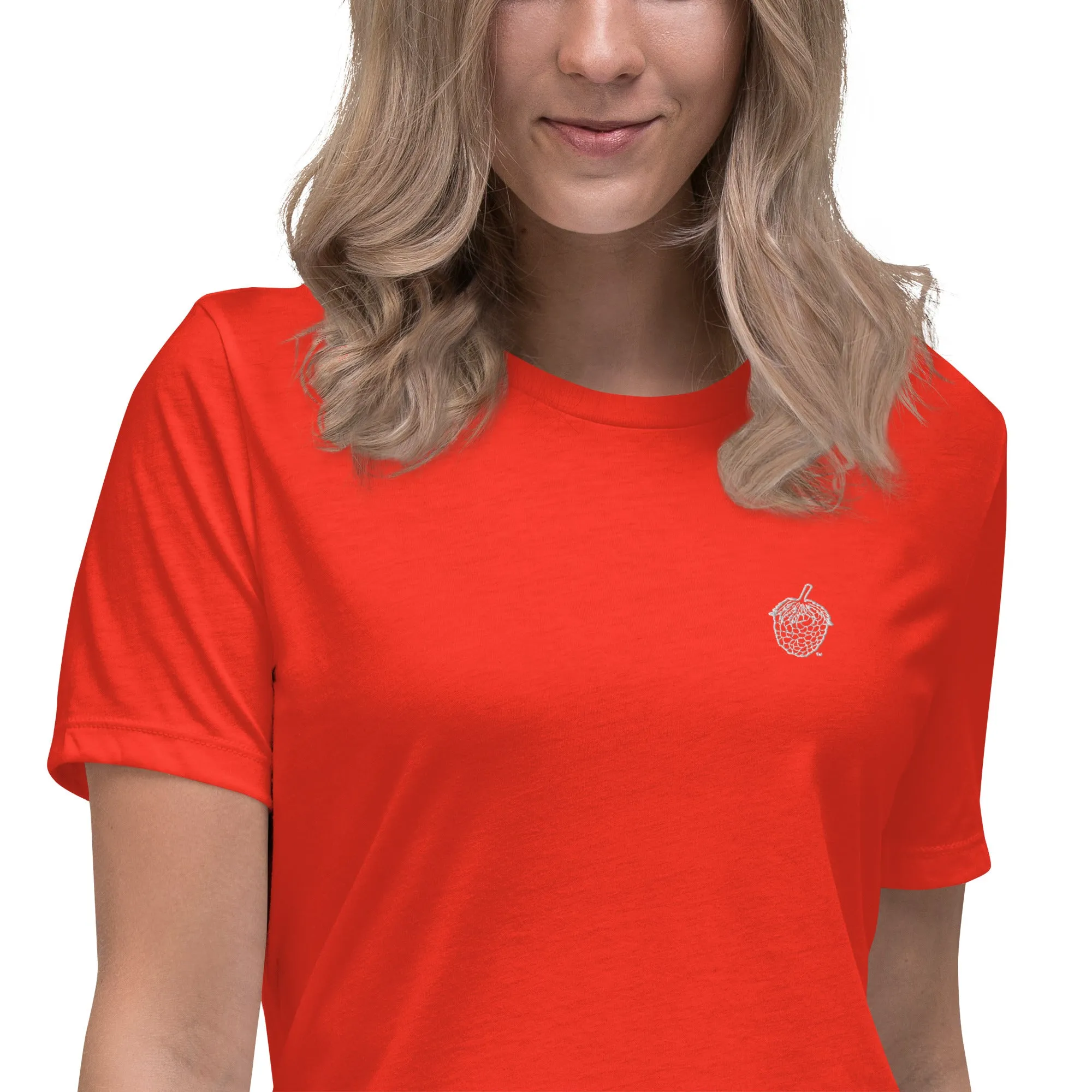 Stitched Berry Women's Relaxed T-Shirt