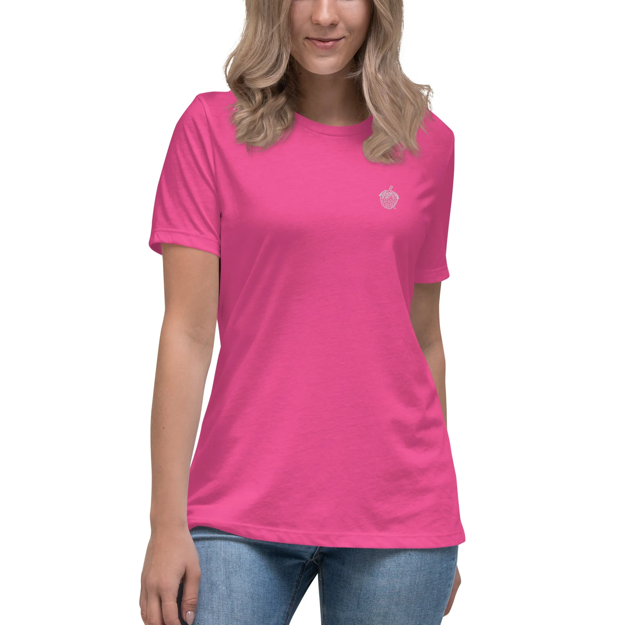 Stitched Berry Women's Relaxed T-Shirt