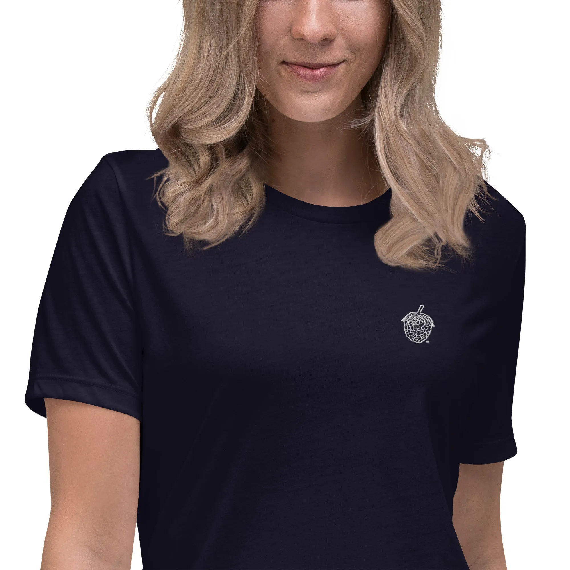 Stitched Berry Women's Relaxed T-Shirt