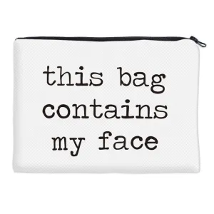 Stylish 3D Printed Makeup Bag Zipper