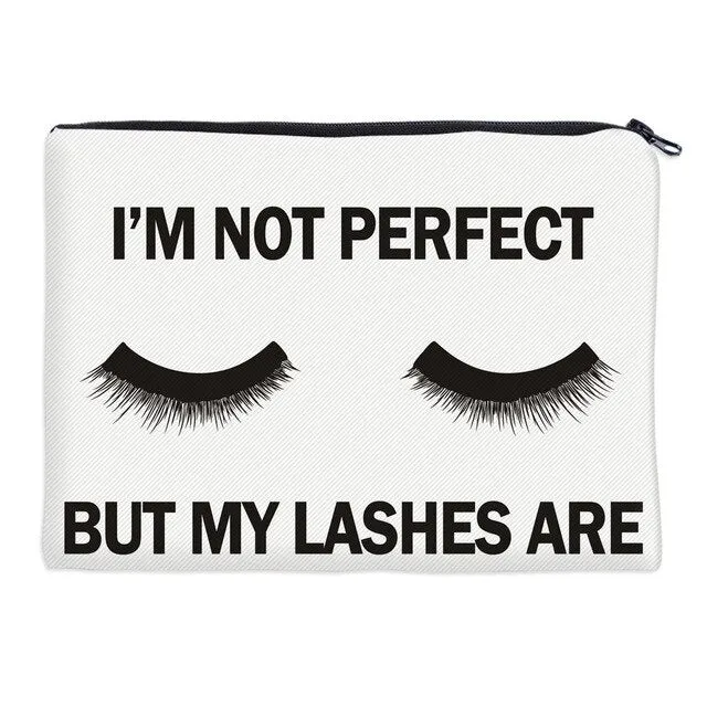 Stylish 3D Printed Makeup Bag Zipper