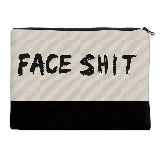 Stylish 3D Printed Makeup Bag Zipper