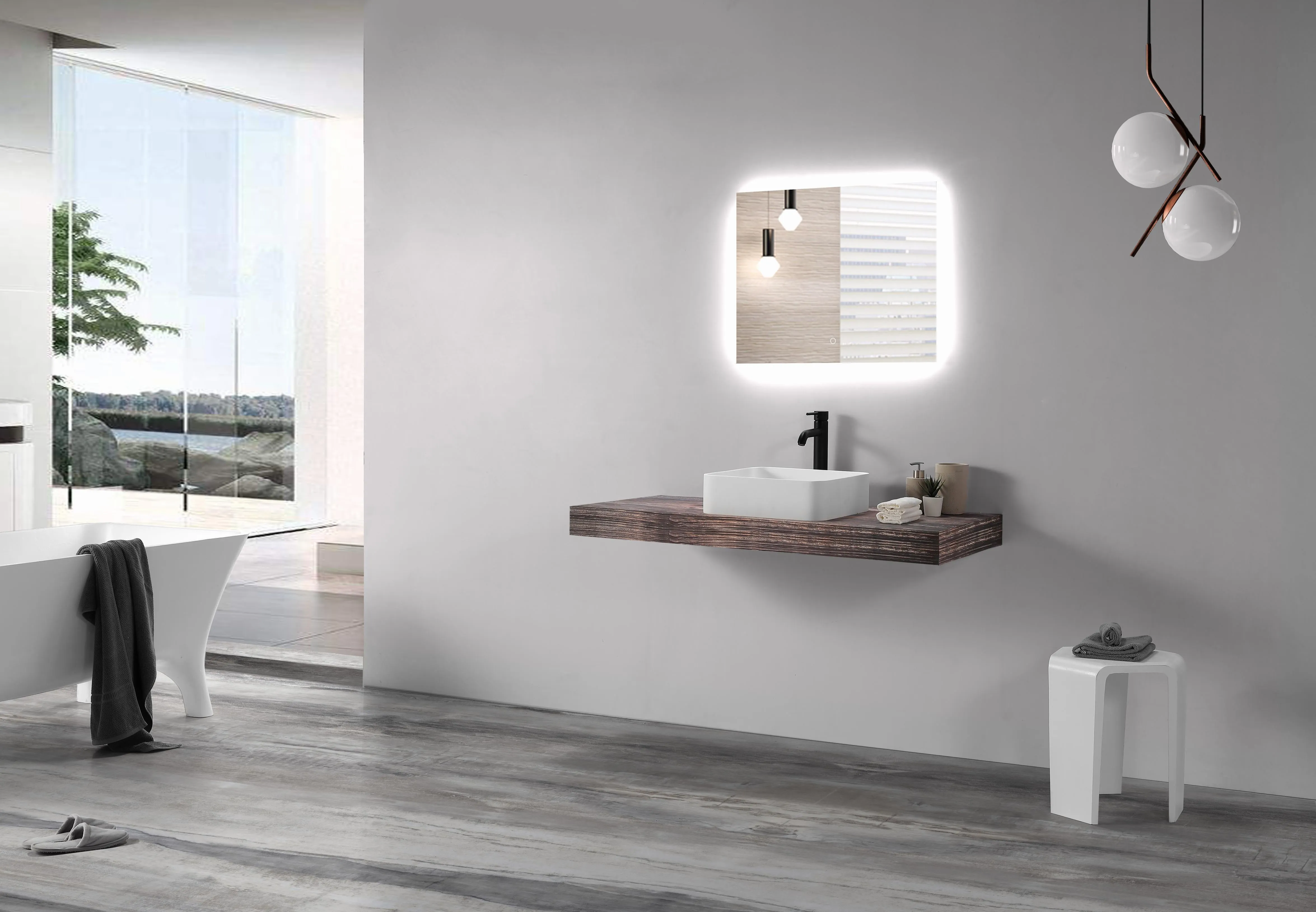Stylish Benchtop Basin - 400mm - B1700-1