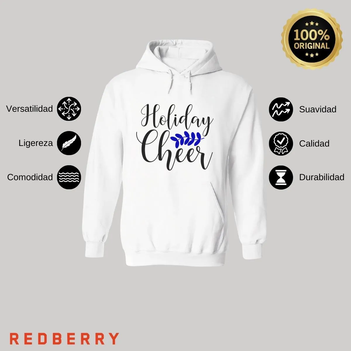 Sudadera Deportiva Mujer Navideña Hoodie 045