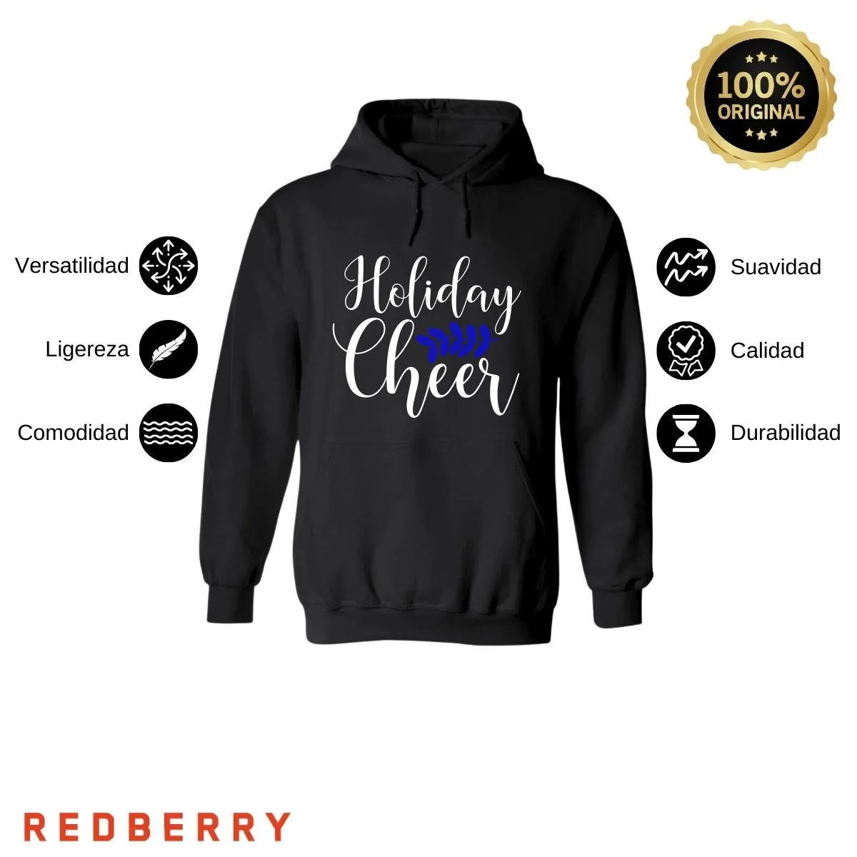 Sudadera Deportiva Mujer Navideña Hoodie 045