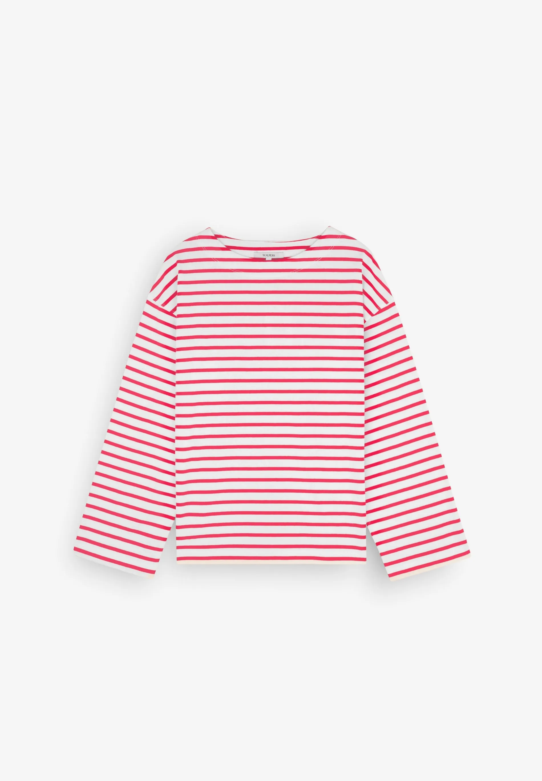 T-SHIRT ÀS RISCAS RELAXED