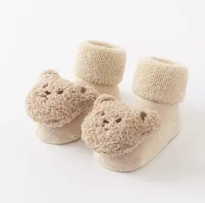 Teddy Bear Anti-slip Baby Socks